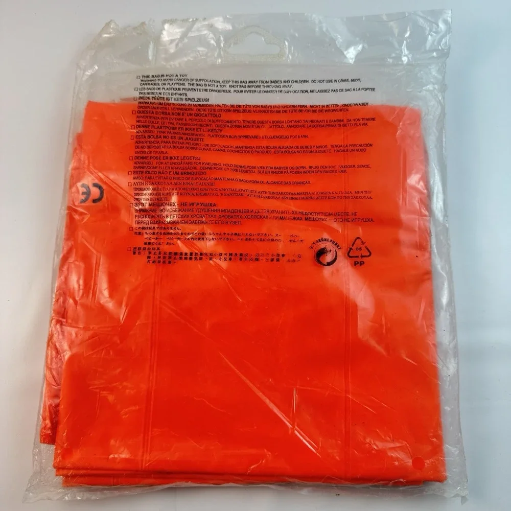 VTG Intex The Wet Set Inflatable Air Mat Pool Float Orange Raft 72x27 1992 59703